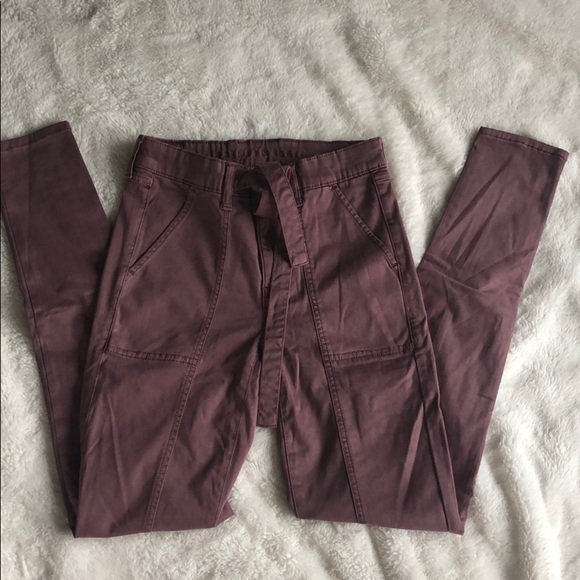 Mauve American Eagle Hi-Rise Jeggings - Picture 1 of 9